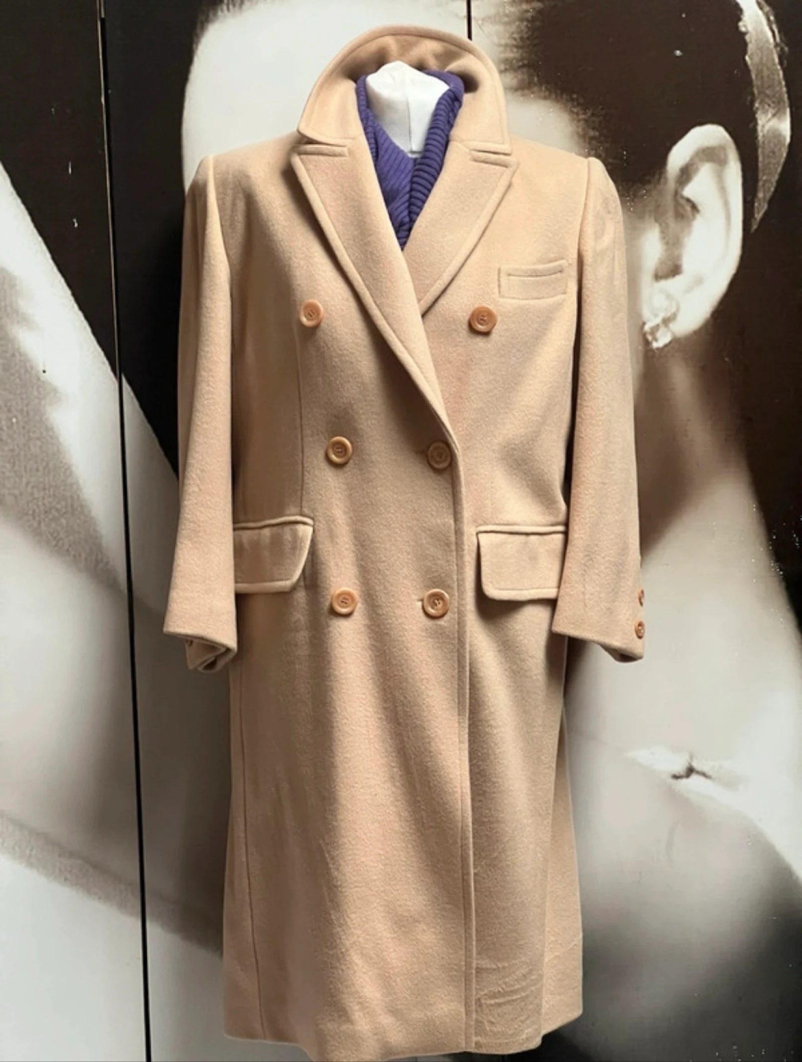 Marilyn de Perel long coat in angora cashmere wool – photo 6